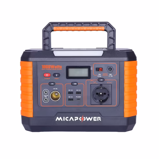 ポータブル電源銀行 AC DC ソーラーパネル 1000 ワットポータブル電源ステーション旅行ノートパソコン車のジャンプ用